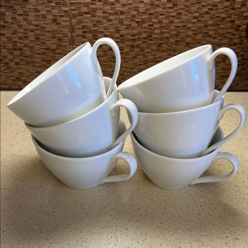 🔥🔥CRATE&BARREL Cappuccino cups Set of 6